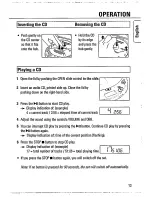 Preview for 13 page of Magnavox AZ7271 - Cd Personal Owner'S Manual