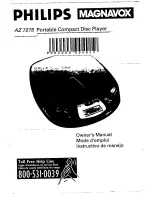 Magnavox AZ7275 - Cd Personal Manual De Usuario preview