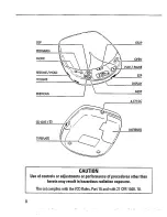 Предварительный просмотр 8 страницы Magnavox AZ7453 - Cd Portable Owner'S Manual