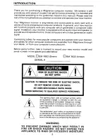 Preview for 2 page of Magnavox BM7622 Installation And Operation Manual