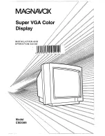Preview for 1 page of Magnavox CM2089 Installation And Operation Manual