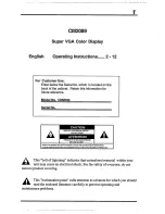 Preview for 3 page of Magnavox CM2089 Installation And Operation Manual