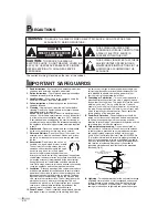 Preview for 2 page of Magnavox CMWC13D6 Owner'S Manual