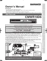 Preview for 3 page of Magnavox CMWR10D6 Owner'S Manual