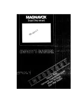 Предварительный просмотр 1 страницы Magnavox CT4764 Owner'S Manual