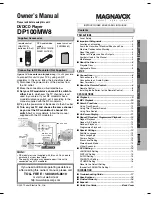 Preview for 1 page of Magnavox DP100MW8 Owner'S Manual