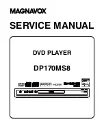 Preview for 1 page of Magnavox DP170MS8 Service Manual