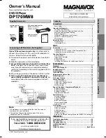 Magnavox DP170MW8 - Up Converting HDMI DVD Player Owner'S Manual preview