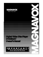 Preview for 1 page of Magnavox DVD501AT Owner'S Manual