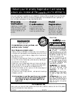 Preview for 2 page of Magnavox DVD502AT98 Owner'S Manual