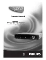 Magnavox DVD710AT Owner'S Manual preview