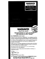 Preview for 2 page of Magnavox FP4640 Manual