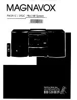 Предварительный просмотр 1 страницы Magnavox FW391C Instructions Manual