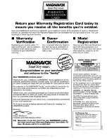 Предварительный просмотр 2 страницы Magnavox FW391C Manual