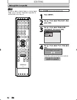 Preview for 96 page of Magnavox H2160MW9 - DVDr / HDDr Owner'S Manual