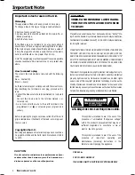 Preview for 2 page of Magnavox LX3750W User Manual