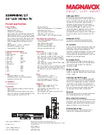 Preview for 2 page of Magnavox Magnavox 32MF605W/17 User Manual