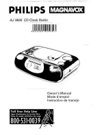 Предварительный просмотр 1 страницы Magnavox Magnavox AJ 3925 Owner'S Manual