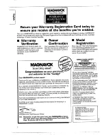 Preview for 2 page of Magnavox Magnavox FW 620C Manual