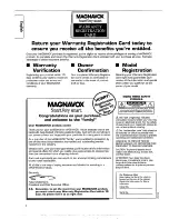 Preview for 2 page of Magnavox Magnavox FW 650C Manual