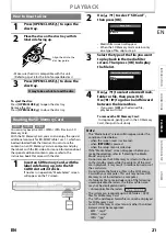 Предварительный просмотр 21 страницы Magnavox Magnavox MRD410B/F7 Owner'S Manual