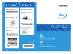 Предварительный просмотр 1 страницы Magnavox MBP1100/F7 Quick Start Manual
