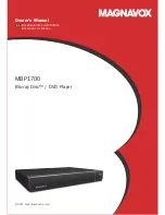 Preview for 1 page of Magnavox MBP1700 Owner'S Manual