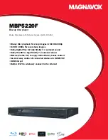 Предварительный просмотр 1 страницы Magnavox MBP5220F/F7 Quick Manual