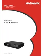 Preview for 1 page of Magnavox MBP6700P Owner'S Manual