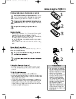 Preview for 5 page of Magnavox MC09D1MG - Tv/vcr Combination - Mono Owner'S Manual