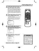 Preview for 33 page of Magnavox MC132DMG - Tv/vcr Combination - Mono Owner'S Manual