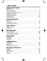 Preview for 4 page of Magnavox MC13D1MG99 - Tv/vcr Combination - Mono User Manual