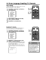 Предварительный просмотр 14 страницы Magnavox MC194EMG - 19" Combination Tv/vcr Owner'S Manual