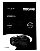 Предварительный просмотр 1 страницы Magnavox MCS200 User Manual