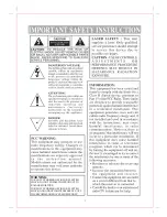 Предварительный просмотр 2 страницы Magnavox MD6923 Owner'S Manual