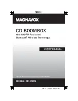 Предварительный просмотр 1 страницы Magnavox MD6949 Owner'S Manual