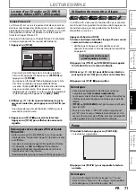 Preview for 71 page of Magnavox MDR513H Manuel De L'Utilisateur