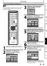 Предварительный просмотр 85 страницы Magnavox MDR513H Manuel De L'Utilisateur