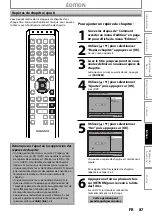 Preview for 87 page of Magnavox MDR513H Manuel De L'Utilisateur