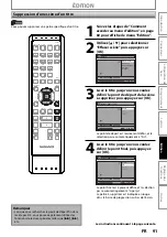 Preview for 91 page of Magnavox MDR513H Manuel De L'Utilisateur