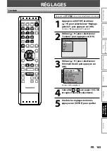 Предварительный просмотр 103 страницы Magnavox MDR513H Manuel De L'Utilisateur