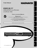 Magnavox MDR515H/F7 Owner'S Manual preview