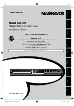 Magnavox MDR515H Owner'S Manual предпросмотр