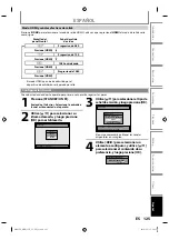 Preview for 125 page of Magnavox MDR515H Owner'S Manual