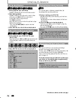 Предварительный просмотр 74 страницы Magnavox MDR557H Owner'S Manual
