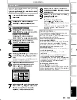 Preview for 125 page of Magnavox MDR557H Owner'S Manual