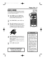 Предварительный просмотр 19 страницы Magnavox MDV410 Owner'S Manual