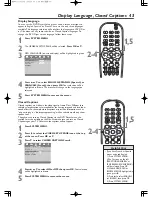 Предварительный просмотр 43 страницы Magnavox MDV411 Owner'S Manual