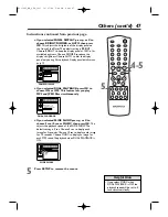 Preview for 47 page of Magnavox MDV456 - Purchased Owner'S Manual