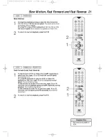 Preview for 21 page of Magnavox MDV458 - Purchased Owner'S Manual